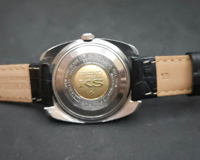 King Seiko 5621-7000 Automatic Watch Pink Patina