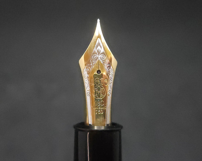Montblanc Meisterstuck 149 Fountain Pen 18c Gold Tri Color Extra Fine Nib