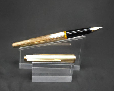 Montblanc set w/ 1246 Gold Fountain Pen 18K Gold EF Nib and 1846 Ballpoint Pen