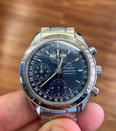 Omega - Speedmaster Mk40 Day-Date 3523.80 - Blue Dial With Box and Papers