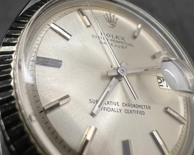 Rolex - Oyster Perpetual Datejust Ref 1601 Automatic Watch Silver Dial