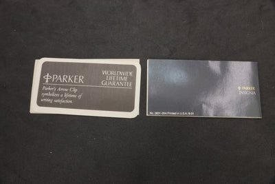 Parker Insignia Steel Ballpoint Pen w/ Original Box