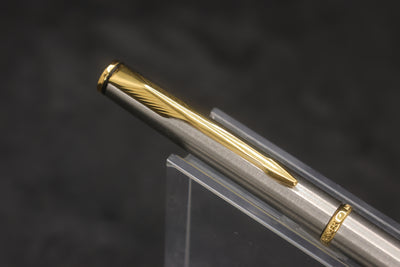 Parker Insignia Steel Ballpoint Pen w/ Original Box