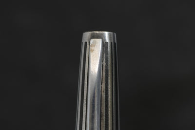 Sailor 512 Steel Black Stripe Fountain Pen 18k WG Sailor #2 Nib