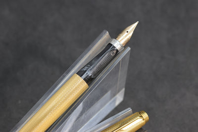 Parker 75 Fountain Pen 20µ Gold Grain d'Ogre 14k Medium Nib