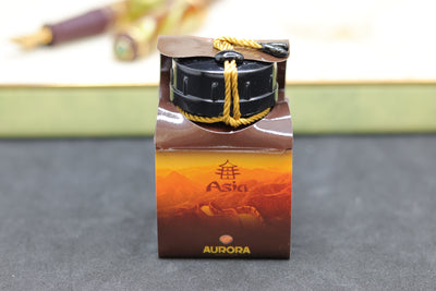 Aurora Asia Limited Edition Fountain Pen 18K Medium Nib w/ Box and Pamphlet