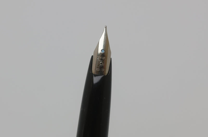 Platinum 1222 Black Stripe Fountain Pen, Ballpoint, Mechanical Pencil set 18K Gold F