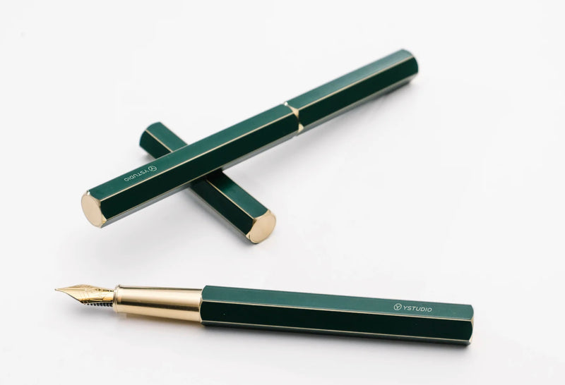 YSTUDIO - Classic Revolve Brass Fountain Pen