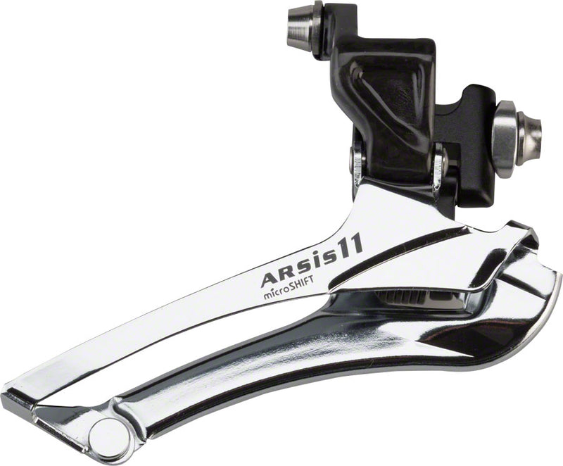 microSHIFT - Arsis Front Derailleur 11-Speed Double, Braze-On, Shimano Compatible