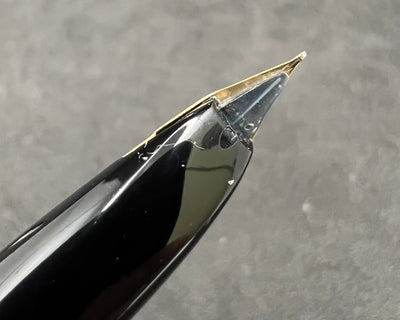Pilot Custom B-1000DC Fountain Pen 18k Gold F Nib Chrome Faceted