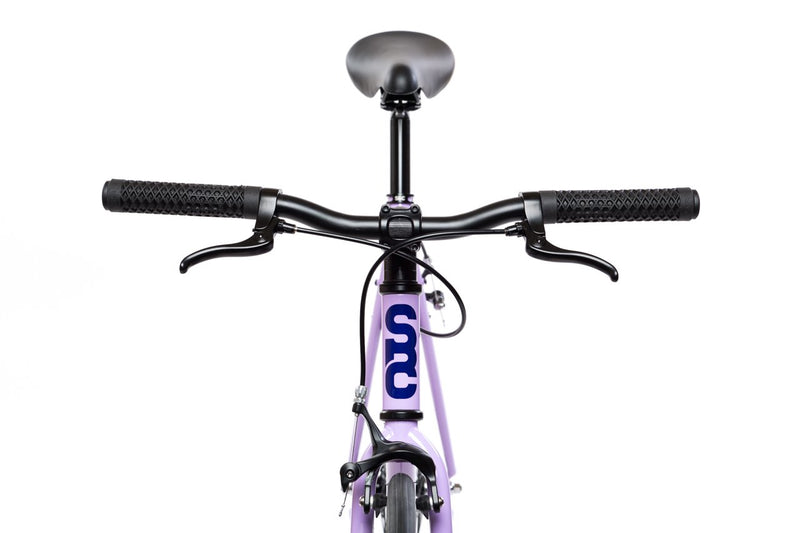 State Bicycle Co. - 4130 - PERPLEXING PURPLE – RISER BARS - "LO-PRO" WHEELS - (FIXED GEAR / SINGLE-SPEED)