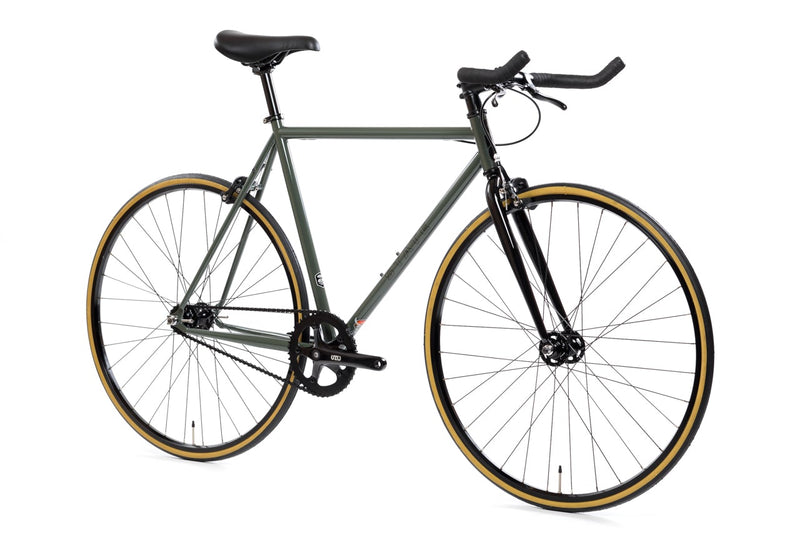 State Bicycle Co. - 4130 - Army Green - Bullhorn Bars - (Fixed Gear / Single-Speed)