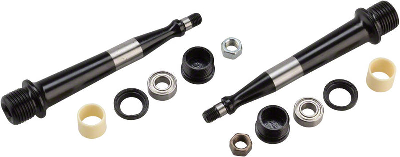 iSSi - Bushing and Bearing Spindle Rebuild Kit: +6mm Length (58.5mm), Black