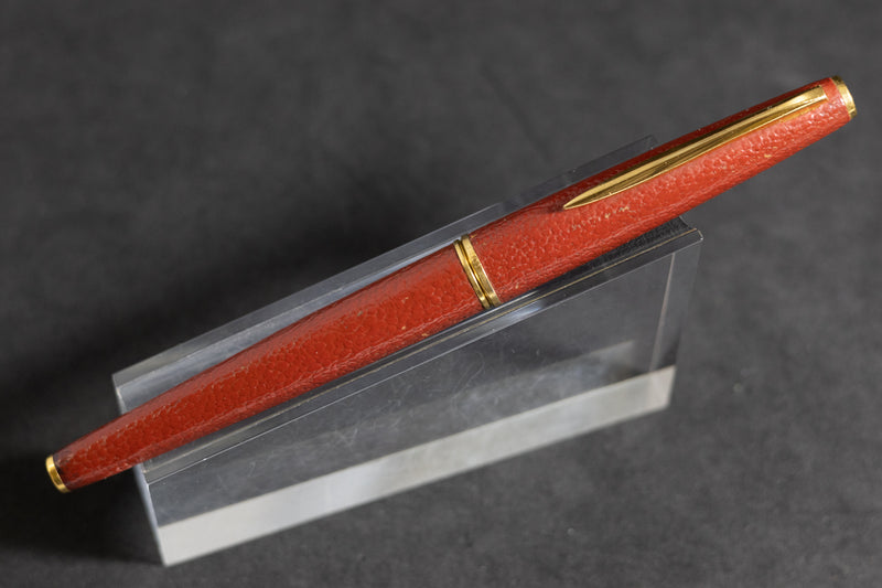 Pilot - 18K Fountain Pen - Red Leather
