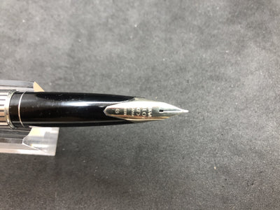 Pilot Custom Black Stripe Fountain Pen 18K Gold Fine Nib